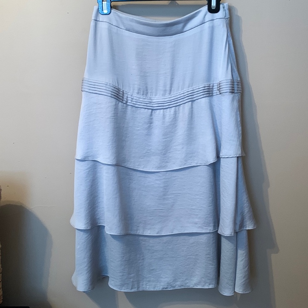 Banana Republic midi tiered skirt